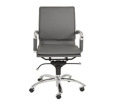 Chalmers Low Back Desk Chair, Gray - Image 2