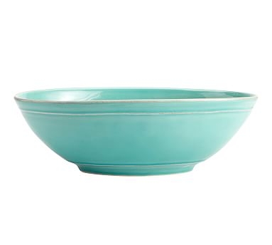 Cambria Stoneware Oval Serving Bowl - Turquoise - Image 0