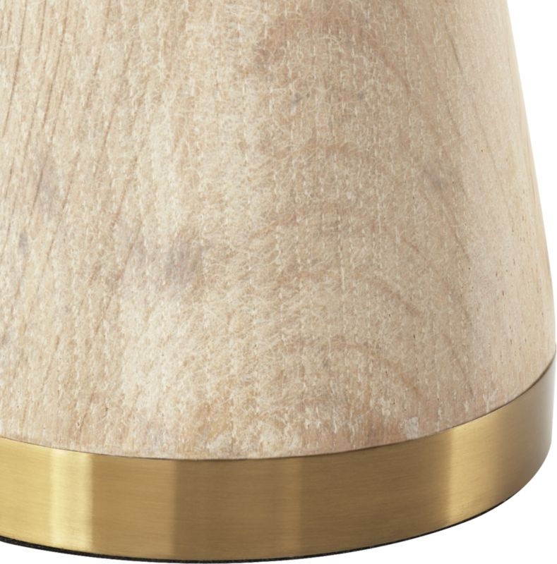 Bond Large Wood Pillar Candle Holder - Image 9