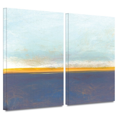 'Big Country Sky I' 2 Piece Painting Print on Wrapped Canvas Set - Image 0