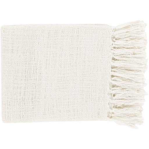 Alden Throw Blanket, White - Image 1