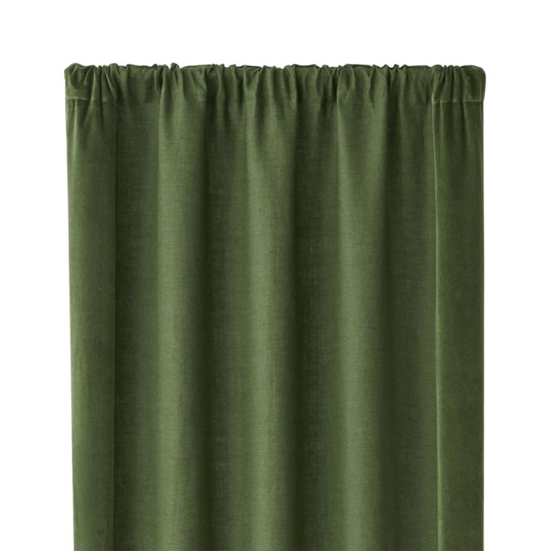 Ezria Green Linen Curtain Panel 48"x108" - Image 6