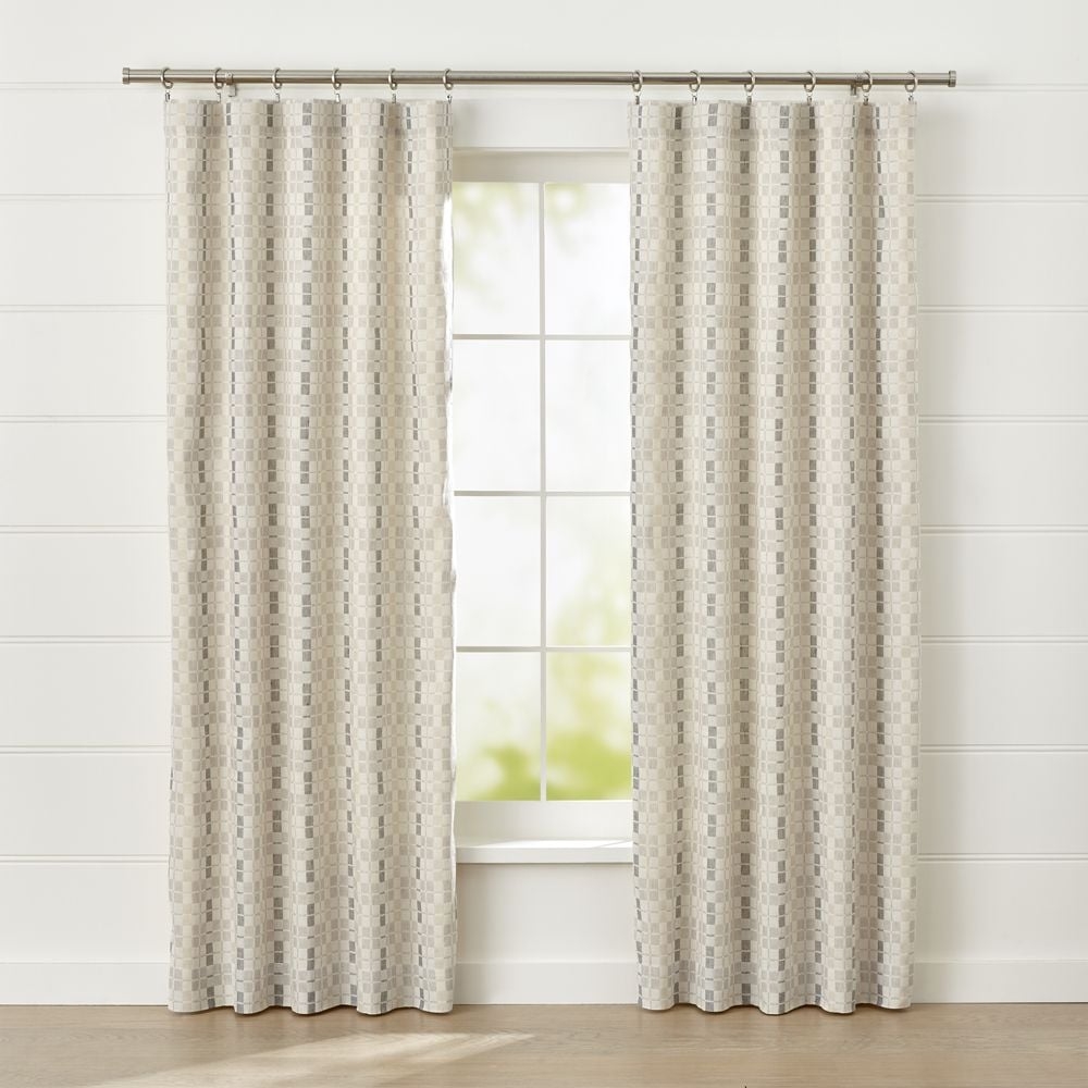 Pastore Neutral Curtain Panel 50"x108" - Image 0