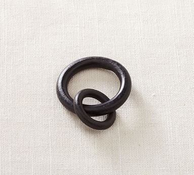 PB Essential Round Rings, Set of 7, Small, Cast Iron Finish - Image 0