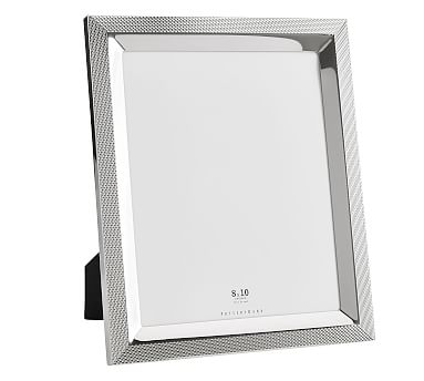 Silver Weave Picture Frame, 8" x 10" - Image 0