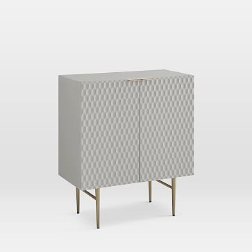 Audrey Small Cabinet, Mist Gray - Image 0