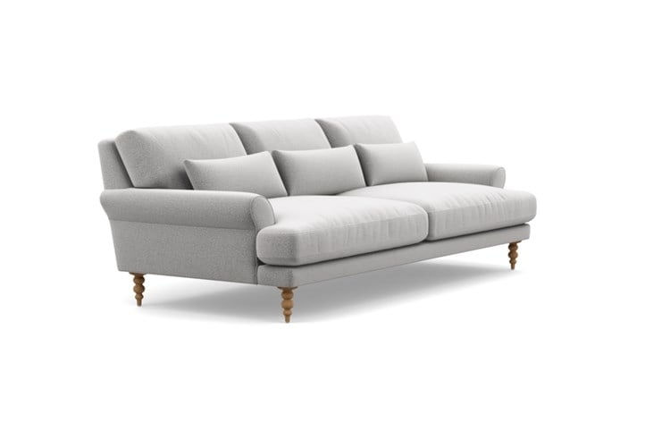 Maxwell Sofa with Grey Ash Fabric and Natural Oak legs - Image 1
