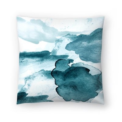I Dream Blue Throw Pillow - Image 0