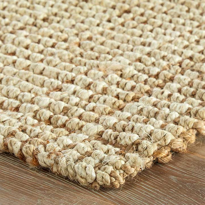Amalie Modern Classic Ivory Woven Natural Jute Solid Rug - 8'10x11'9 - Image 2