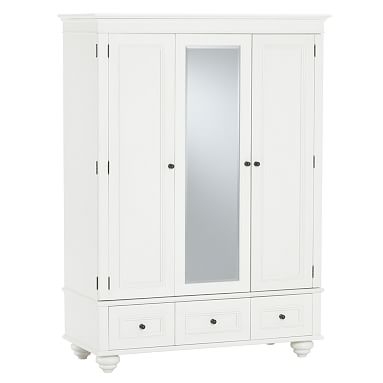 Chelsea Armoire, Simply White - Image 0