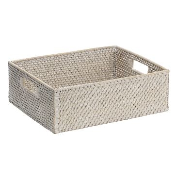 Modern Weave, Underbed Basket, Whitewash - Image 0