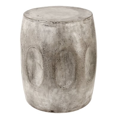 Aria Waxed Concrete Stool - Image 0