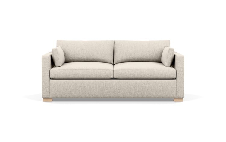 Charly Sofa with Wheat Fabric and Natural Oak legs - Image 0