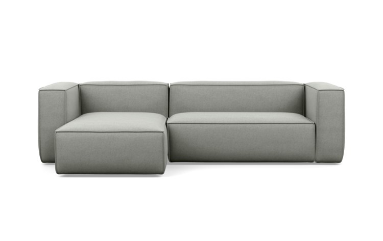 Gray Sectionals with Ecru Fabric - Image 0
