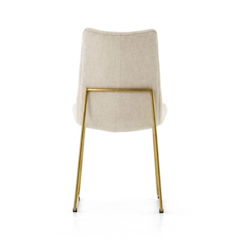 Alice Savile Natural Tufted Dining Chair - Image 6
