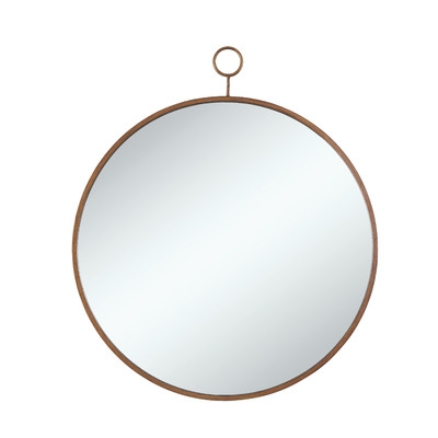 Round Gold Wall Mirror - Image 0