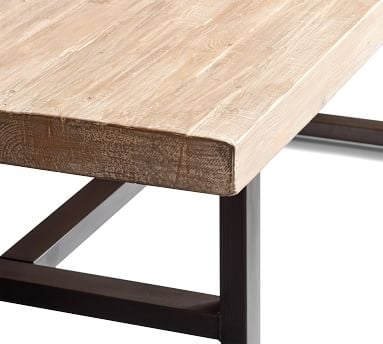 Griffin Reclaimed Wood Fixed Dining Table, Reclaimed Pine - Image 3