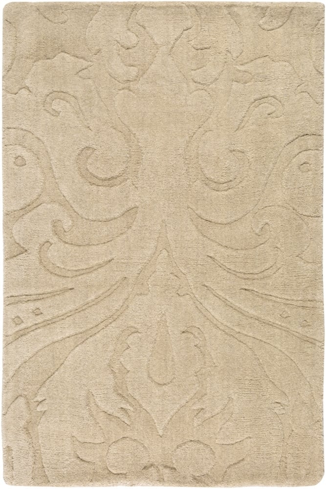 Sculpture Beige Indoor 2' x 3' Handmade Rug - Image 0