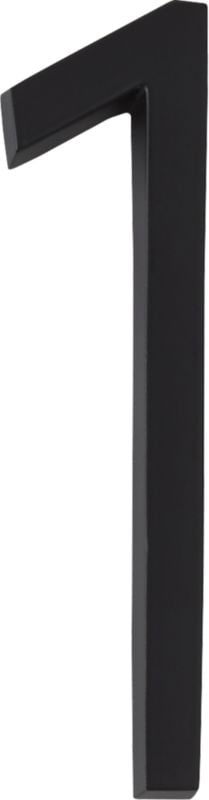 Aurele 4" Matte Black House Number 4 - Image 2