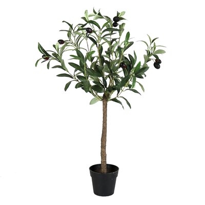 Faux Olive Tree in Pot - Image 0