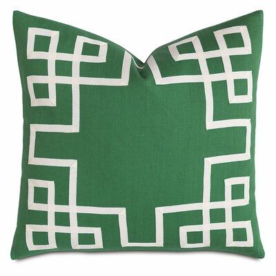 Barclay Butera Linen Throw Pillow- Kelly Green - Image 0