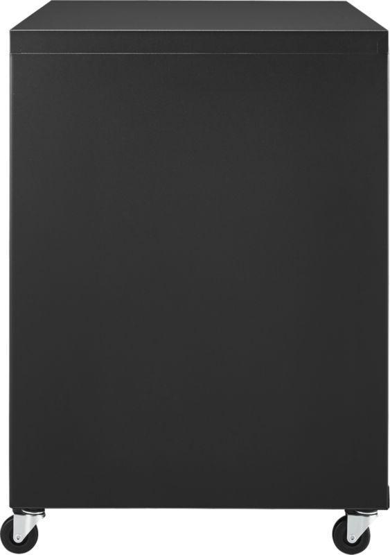 TPS Black Wide Filing Cabinet - Image 4