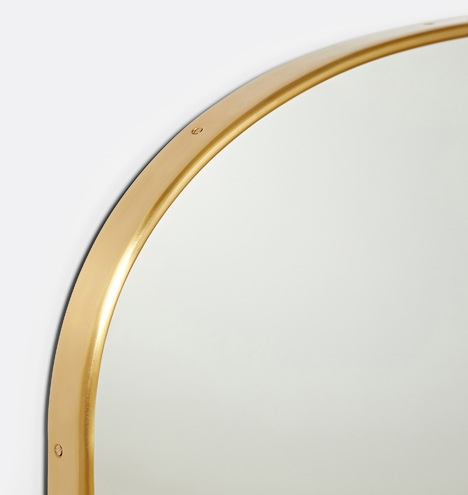 Arched Mantle Metal Framed Mirror - Image 4
