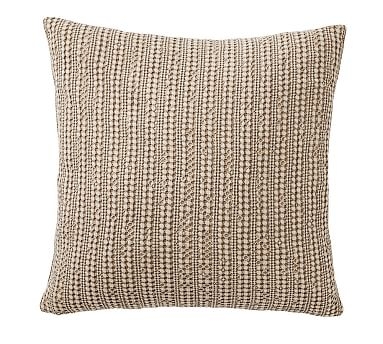 Honeycomb Pillow Cover, 18", Driftwood - Image 0