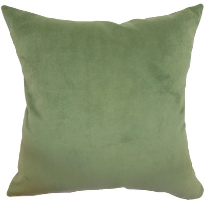 Generys Plain Velvet Throw Pillow - Image 0
