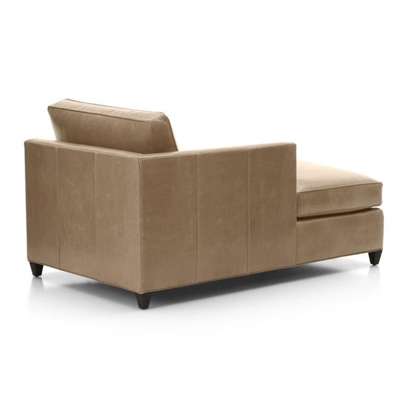 Dryden Leather Left Arm Chaise Lounge - Image 3