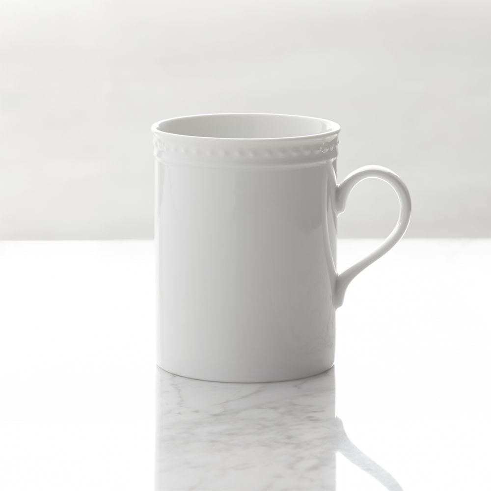 Staccato 11-oz. White Porcelain Mug - Image 0