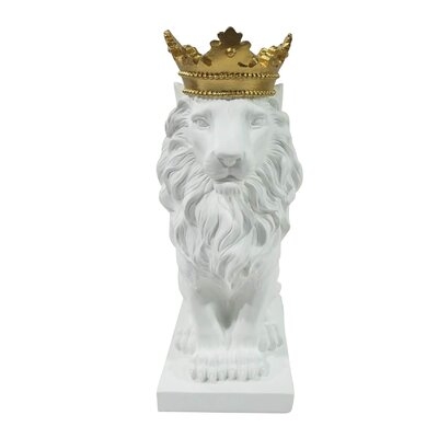 Callier Polyresin Lion Figurine - Image 0