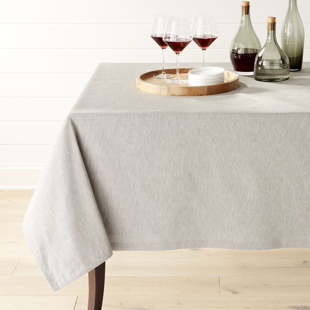Linden Grey 60"x120" Tablecloth - Image 0