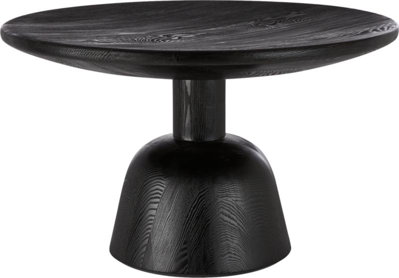 Macbeth Hemlock Black Wood Coffee Table - Image 5