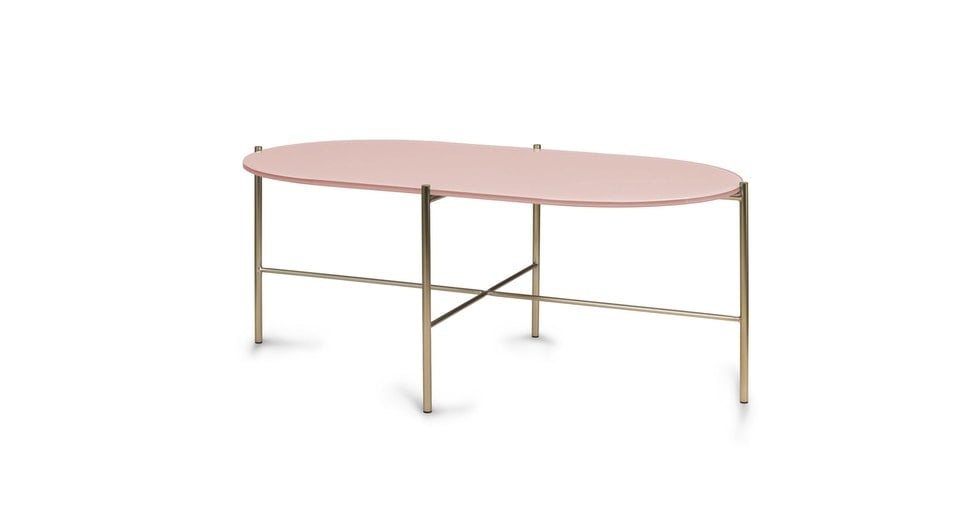 Silicus Pink Oblong Coffee Table - Image 0