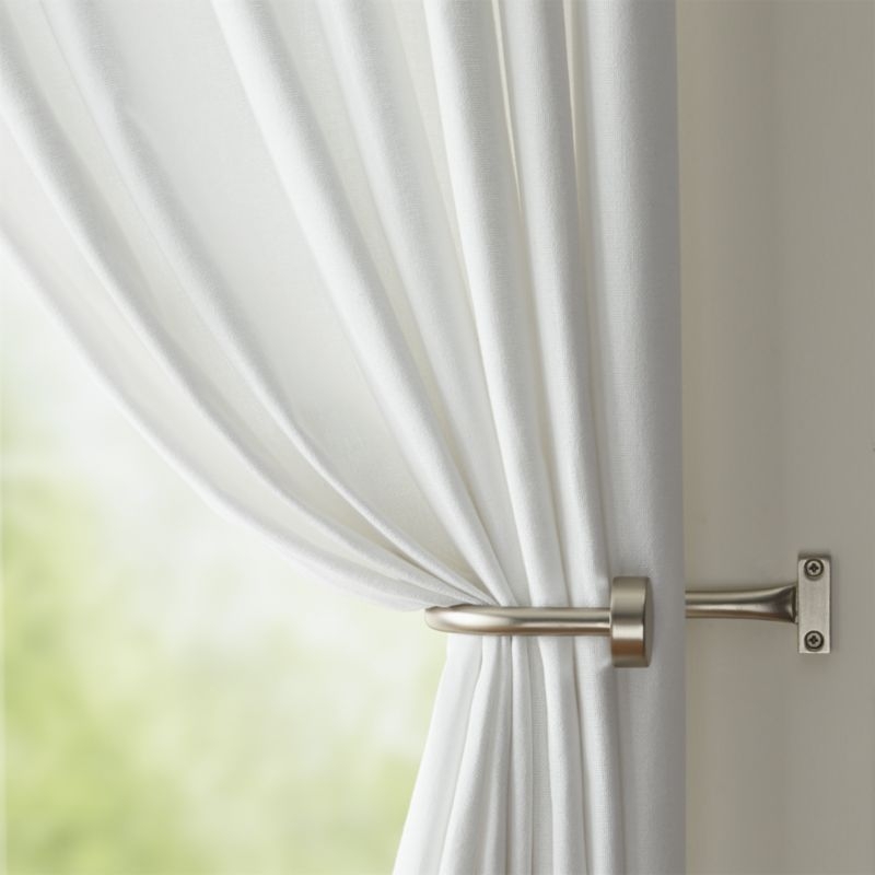 Wallace 52"x108" White Grommet Curtain Panel - Image 6
