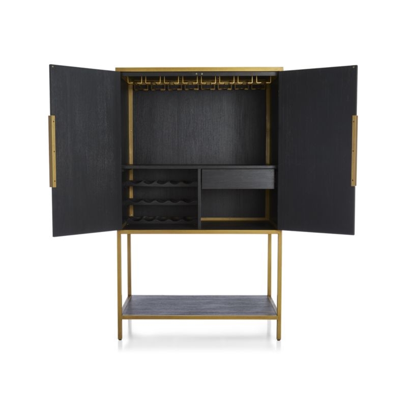 Oxford Black Bar Cabinet - Image 2