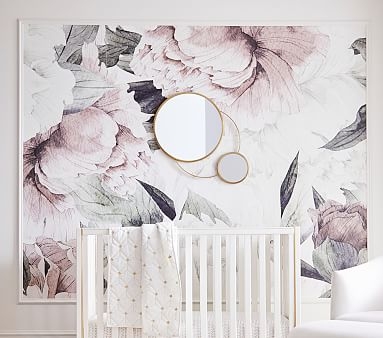 Anewall Blush Floral Temporary Wallpaper - Image 0