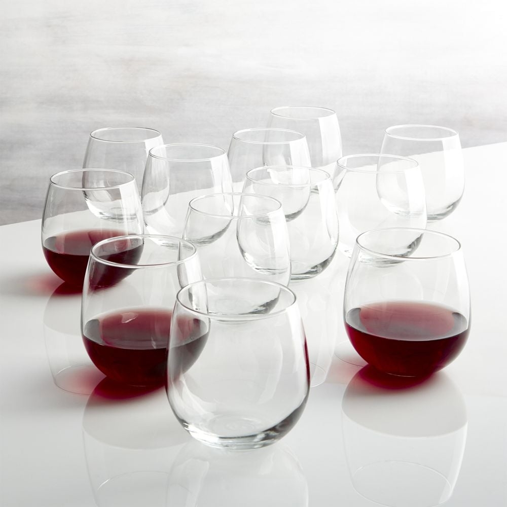 Aspen 17-Oz. Stemless Red Wine Glasses, Set of 12 - Image 0