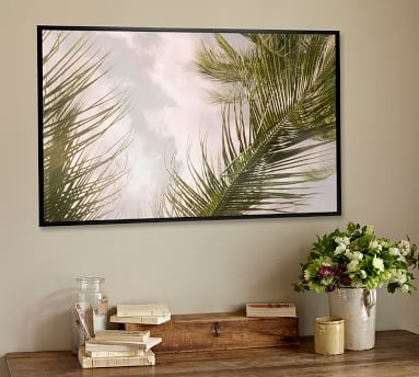 Airy Palm Tree Framed Print by Jane Wilder, 11x13", Wood Gallery Frame, Espresso, No Mat - Image 3