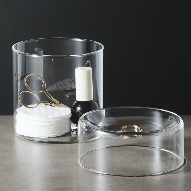 Dawson Large Round Glass Canister - Image 3