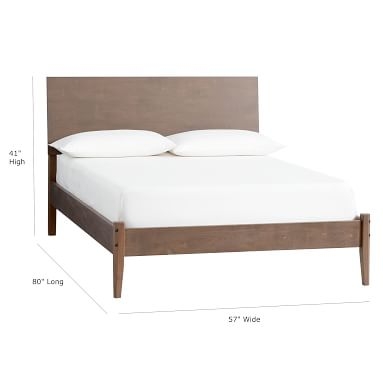 Quinn Bed, Full, Mocha - Image 1