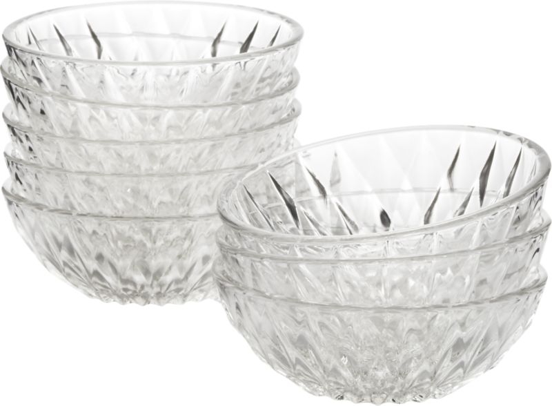 Daphne Glass Serving Bowl Set of 8 - Image 5