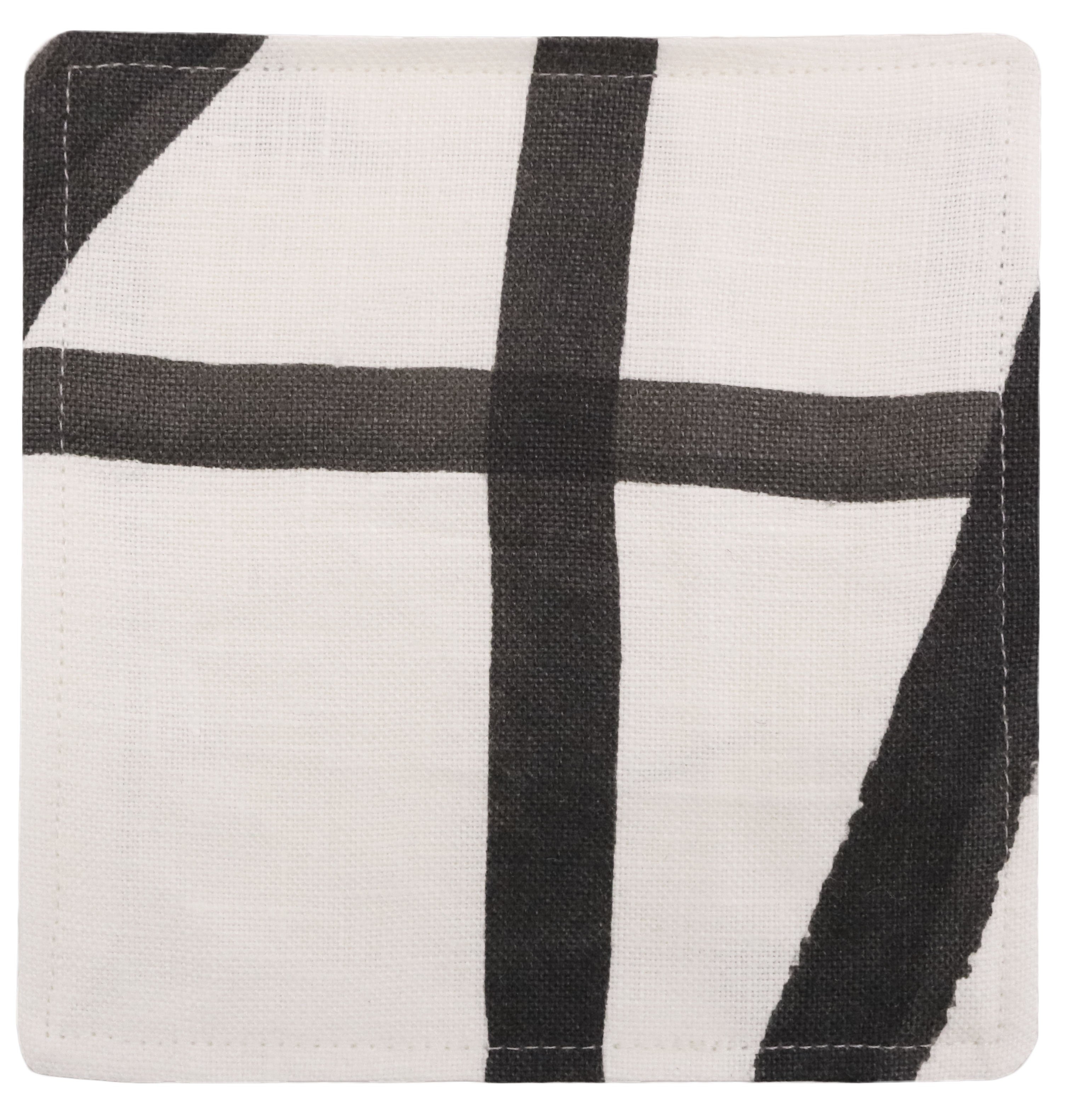 Cocktail Napkin :: Channels // Ebony - Default Title - Image 8