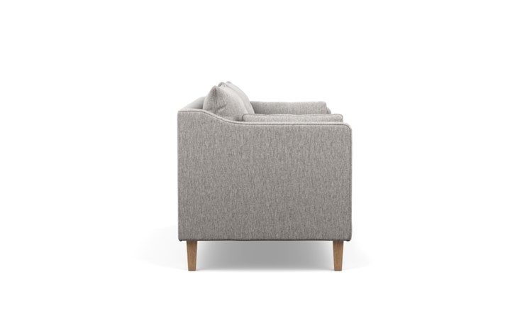 Caitlin by The Everygirl Sofa with Earth Fabric, Natural Oak legs, and Bench Cushion - Image 2