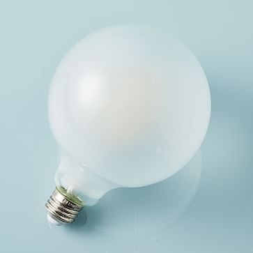 LED Light Bulb, Frosted Large Globe - Image 1
