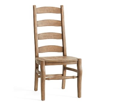 Wynn Ladderback Dining Side Chair, Gray Wash - Image 2