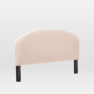 Curved Headboard, Queen, Twill, Stone - Image 2