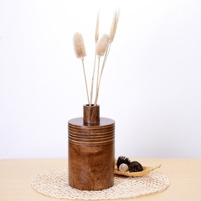 Daphine Decorative Mango Wood Jar - Image 0