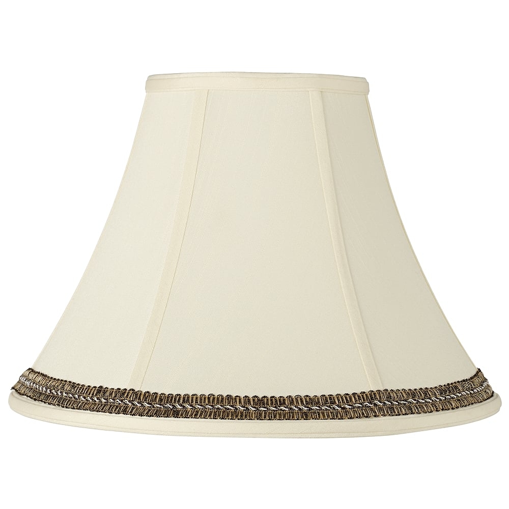 Springcrest Creme Shade with Black and Gold Trim 7x16x12 (Spider) - Image 0